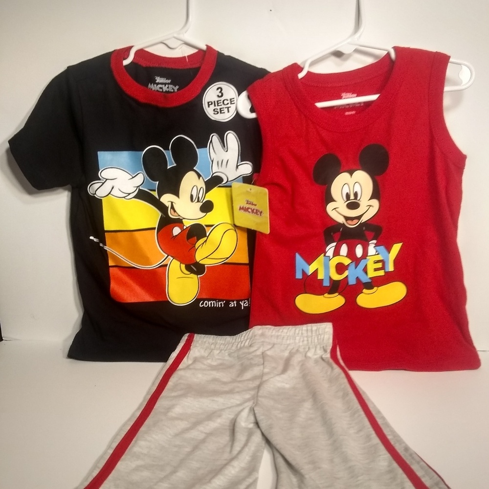 Disney Junior Mickey 3 Piece set Size 5 NEW